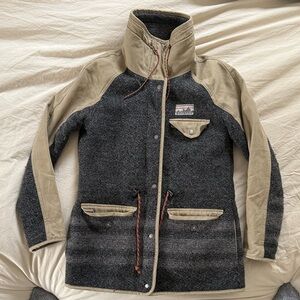 Patagonia women’s limited edition reclaimed wool parka